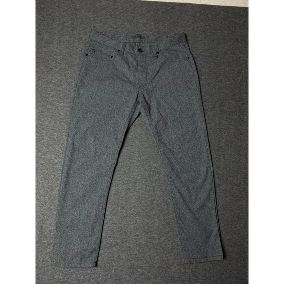 JOHN VARVATOS Motor City Pants Mens 31R (31x26) Button Fly Slim Straight Gray - Picture 1 of 10